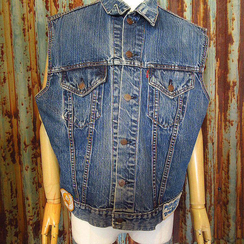 ビンテージ60's○Levi's 70505 BIG Eデニムカットオフベスト ビンテージ60's○Levi's 70505 BIG Eデニムカットオフベスト