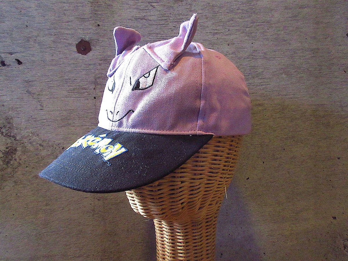 90s ポケモン　ミューツーキャップ　ブラック　head shot KC CAP fit=scale-down,w=1200