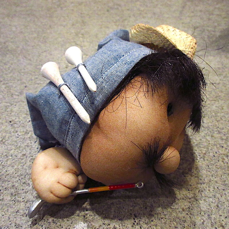 ビンテージ~70's○ゴルフモチーフエロドール○230228m2-doll人形 ビンテージ~70's○ゴルフモチーフエロドール○230228m2-doll人形
