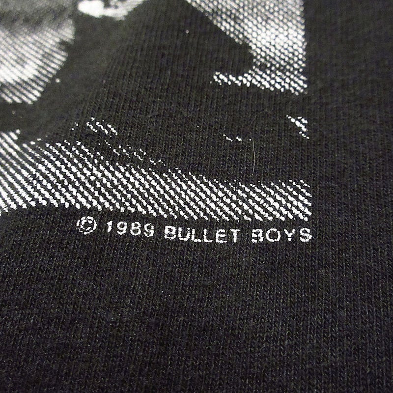 ビンテージ80's○BULLET BOYS 1989年ツアーTシャツ黒size L