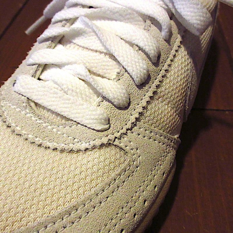 ビンテージ80's○DEADSTOCK NIKE Focus Aceスニーカー白×グレーsiz