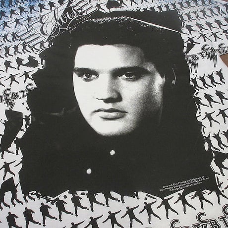 ビンテージ90's●DEADSTOCK Elvis PresleyオールオーバープリントTシャツsize XL●241117i1-m-tsh-bnエルヴィスプレスリーバンドバンT