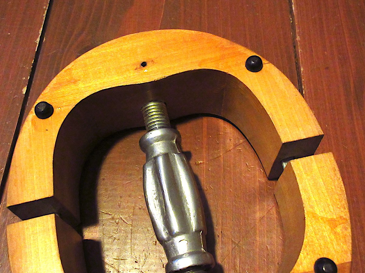 ビンテージ○ウッドハットストレッチャー茶○250627j6-otclct