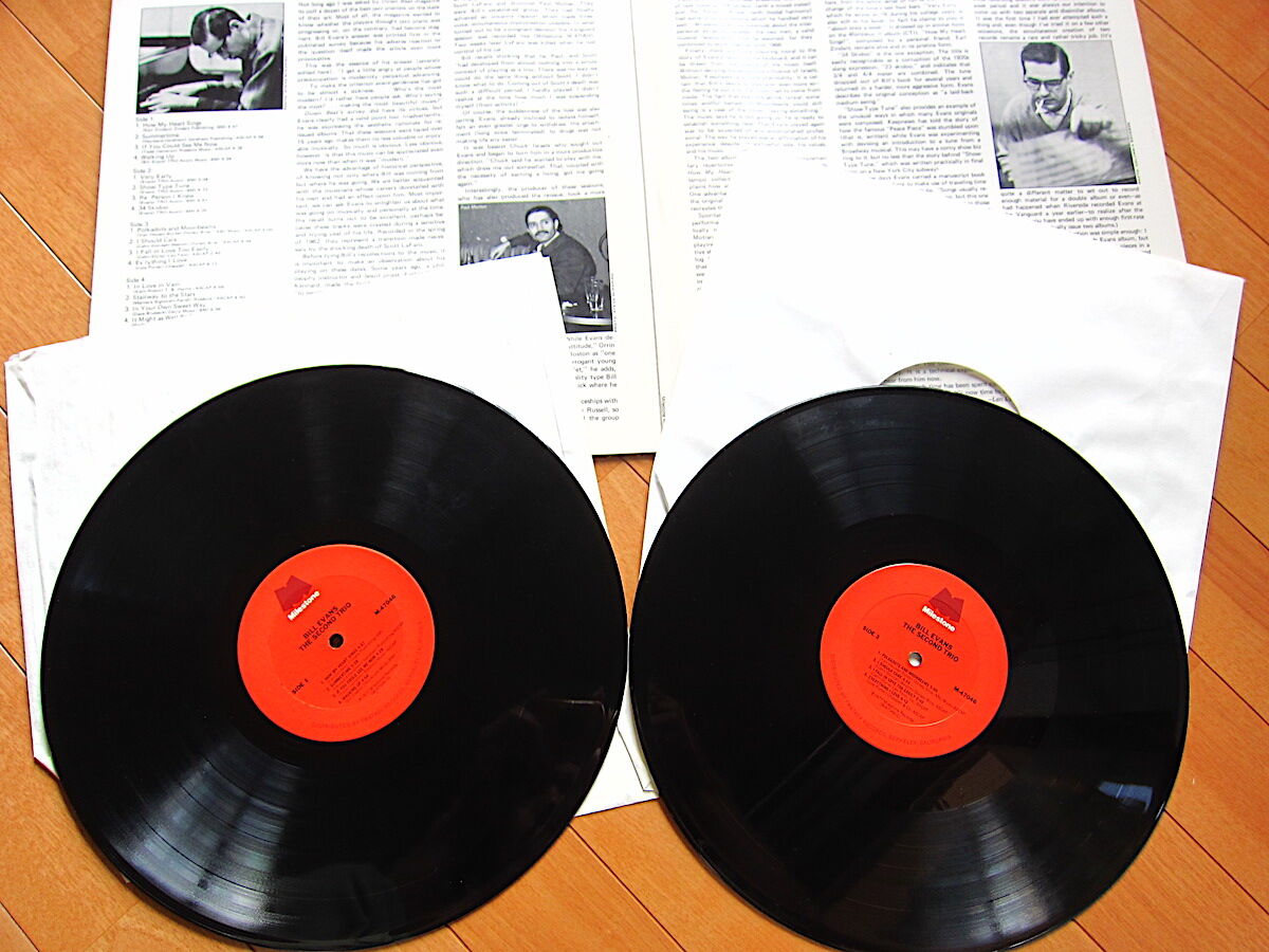 BILL EVANS○THE SECOND TRIO2枚組Milestone M-47046○ BILL EVANS○THE SECOND TRIO2枚組Milestone M-47046○
