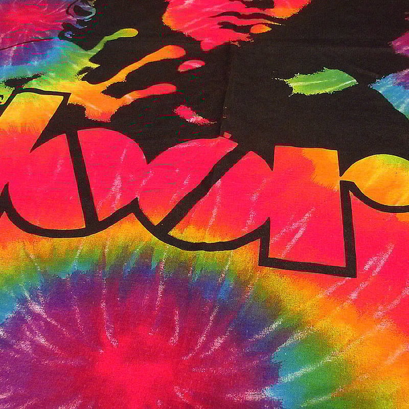 ビンテージ90's○The Doorsタイダイタペストリーsize 112cm×98.5cm○