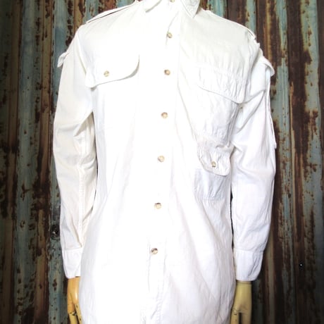 ビンテージ80’s●BANANA REPUBLICコットン長袖シャツ白 size S●250204b3-m-lssh-otバナナリパブリック1980's古着メンズ