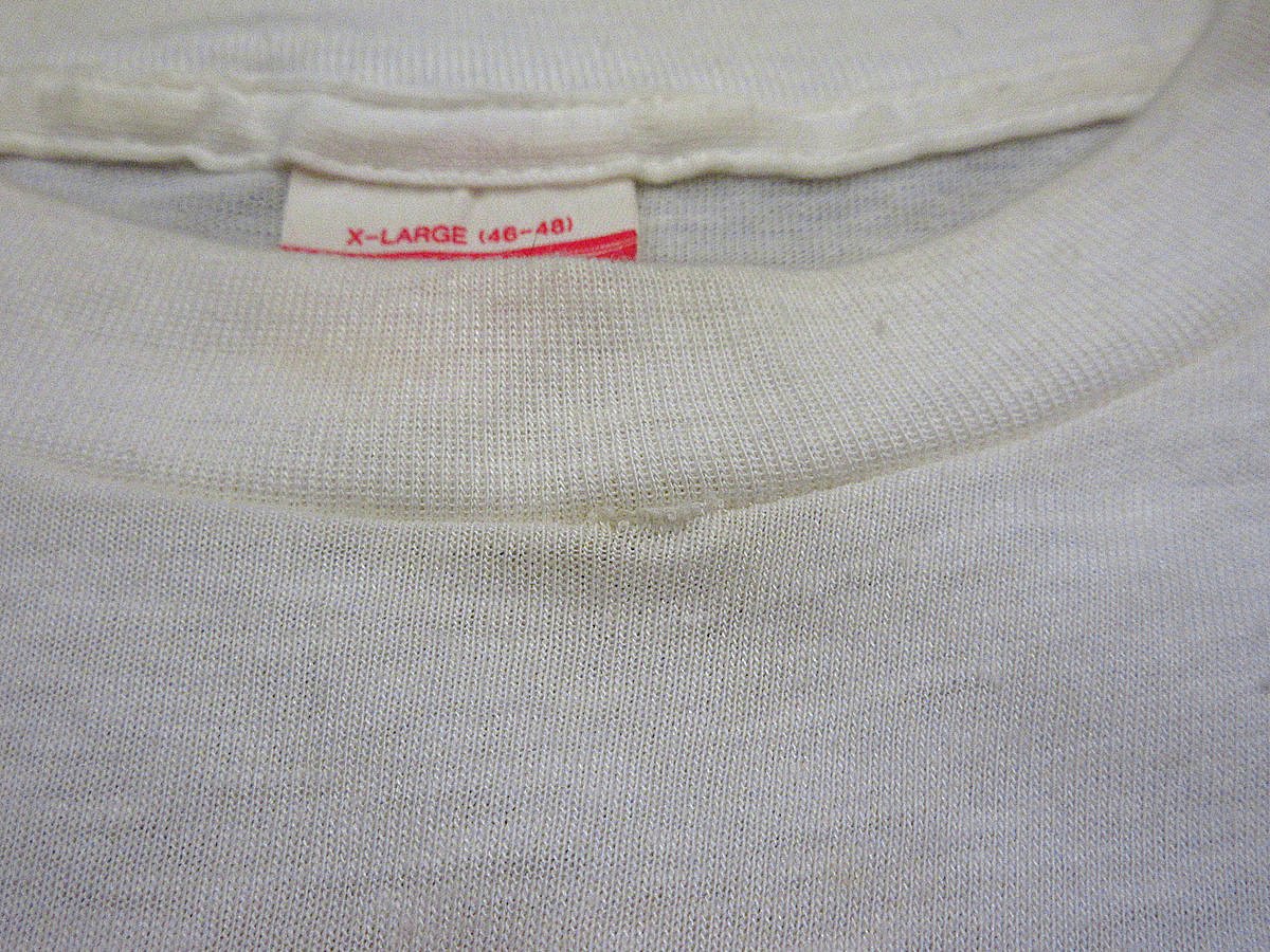 ビンテージ80's○DEADSTOCK INXS 1988年KICKツアーTシャツ白size ビンテージ80's○DEADSTOCK INXS 1988年KICKツアーTシャツ白size