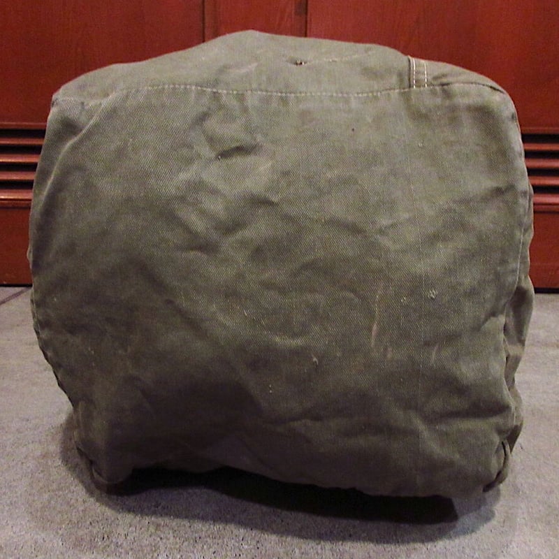 ビンテージ US キャンバス ダッフルバッグ 米軍 ミリタリー ステンシル 40s～50s 米軍 実物 USMC アメリカ海兵隊 ステンシル