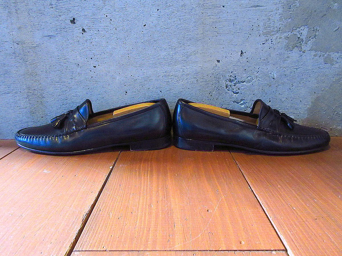 ビンテージ○NORDSTROMタッセルローファー黒size 10 1/2 M