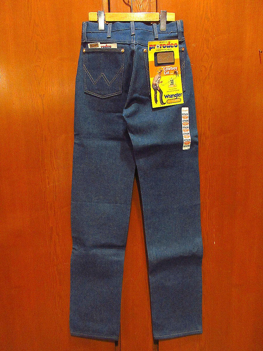 Wrangler  ヴィンテージジーンズ ビンテージ○DEADSTOCK Wrangler 13MWZストレートジーンズ表記