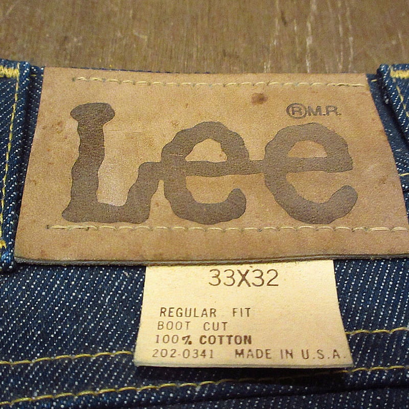 ビンテージ80's○DEADSTOCK Lee 202ブーツカットジーンズW33 L32
