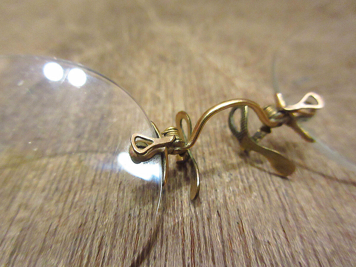 タスケさん専用】パリ購入 フランスアンティーク フィンチメガネ