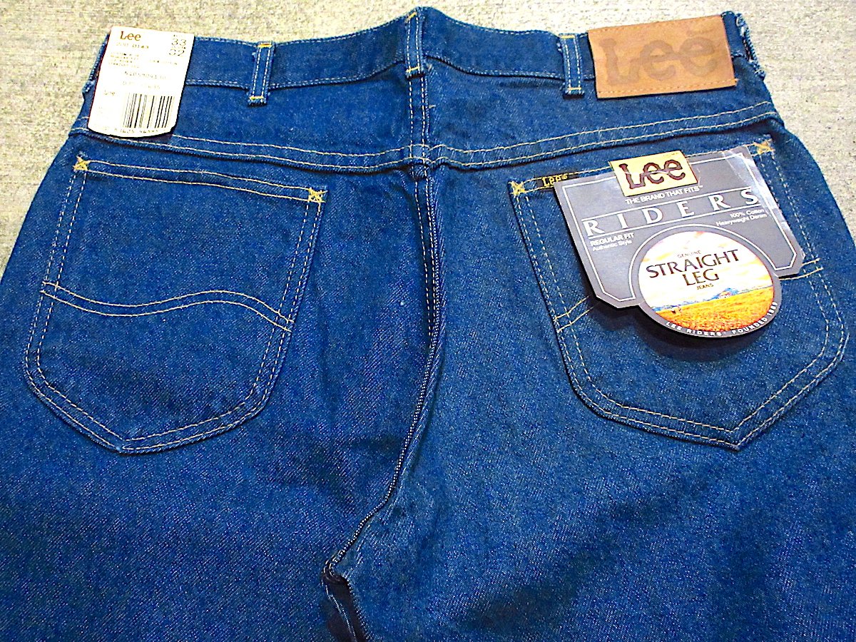 ビンテージ80's○DEADSTOCK Lee RIDERS 200-0143表記W33 L3