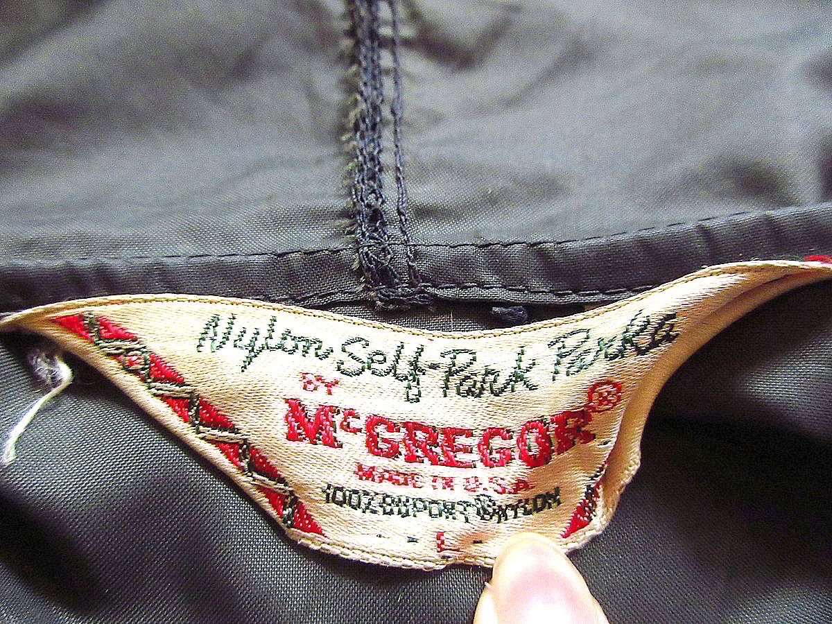 ビンテージ60's○McGREGORナイロンアノラックパーカsize L ビンテージ60's○McGREGORナイロンアノラックパーカsize L