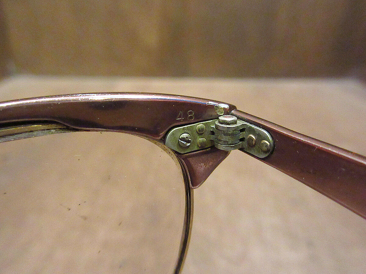 ビンテージ60's○ケース付きAmerican Opticalアルミサーモントブロー