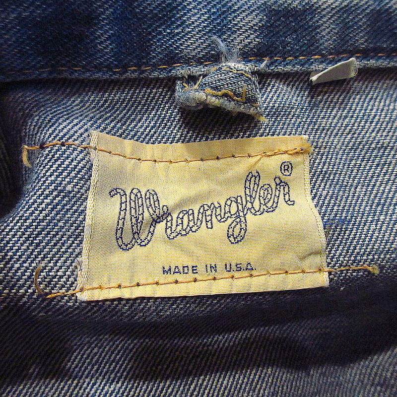 ビンテージ60's70's○Wrangler 124MJデニムジャケットsize 40○210