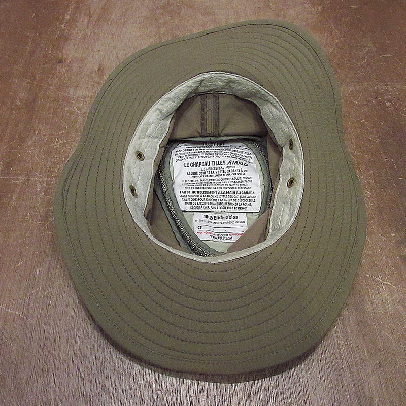 Tilley Endurablesサファリハットオリーブグリーンsize 7 1/8○2404