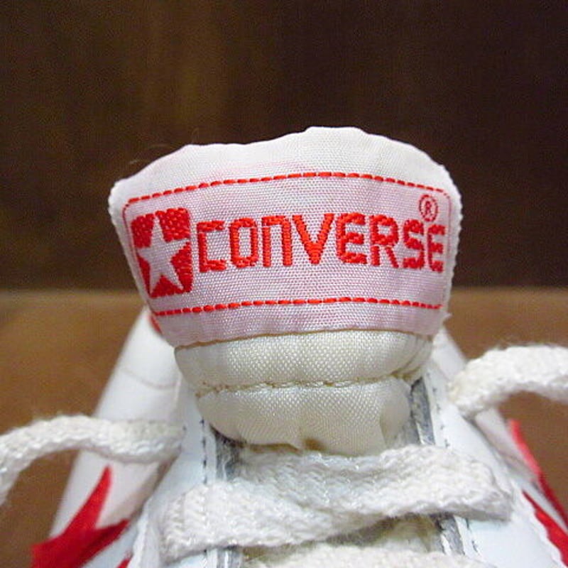 ビンテージ80's○DEADSTOCK 箱付き CONVERSE CASUAL LEATHER