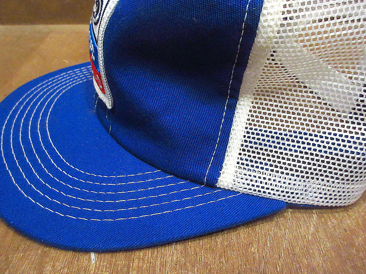 USA製 Ford 車 キャップ 古着 デッドストック 80s フォード プリント メッシュ ベースボール