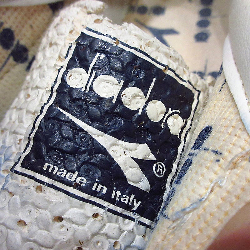ビンテージ80's○diadoraスウェード×メッシュスニーカーsize 9