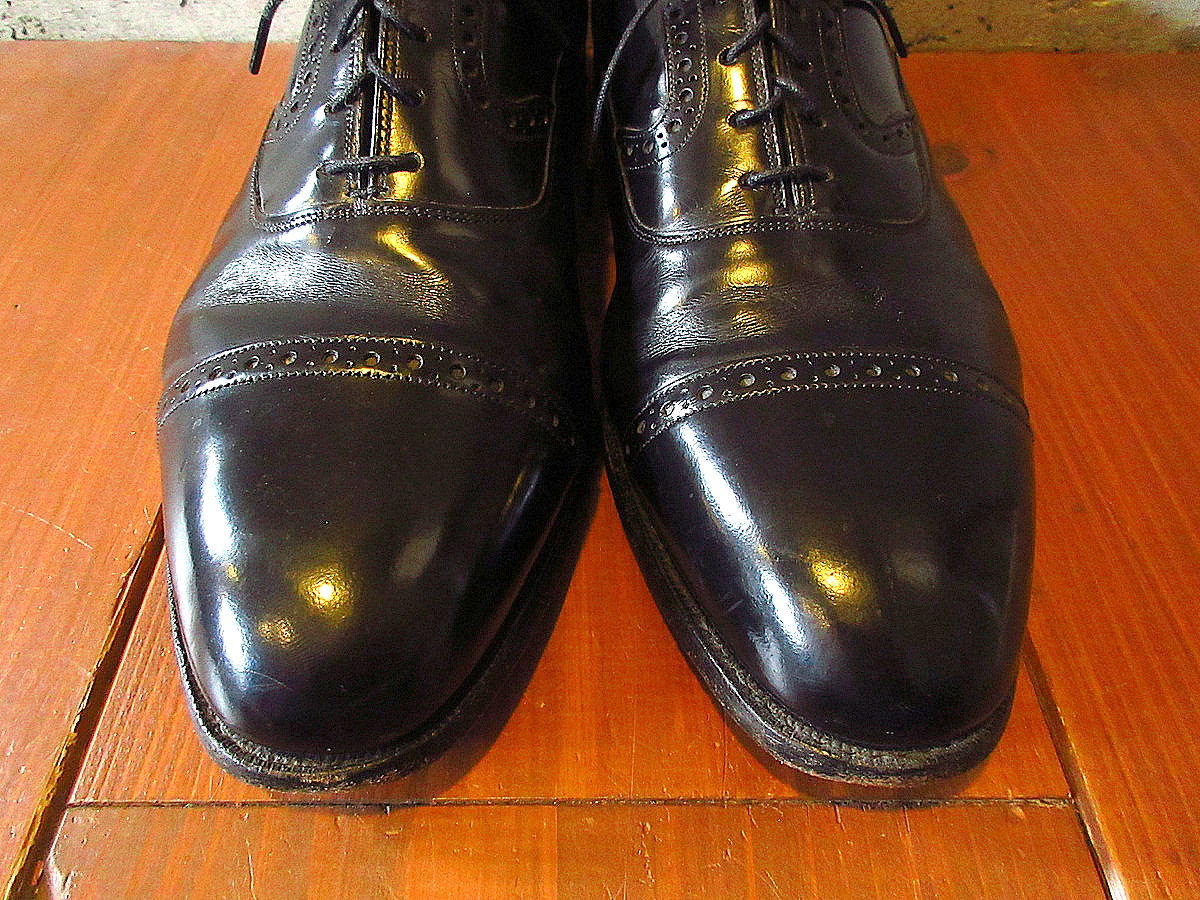 Johnston&Murphy Heritage ストレートチップ USA ビンテージ○Johnston & Murphy Heritage内羽根式ストレートチップ
