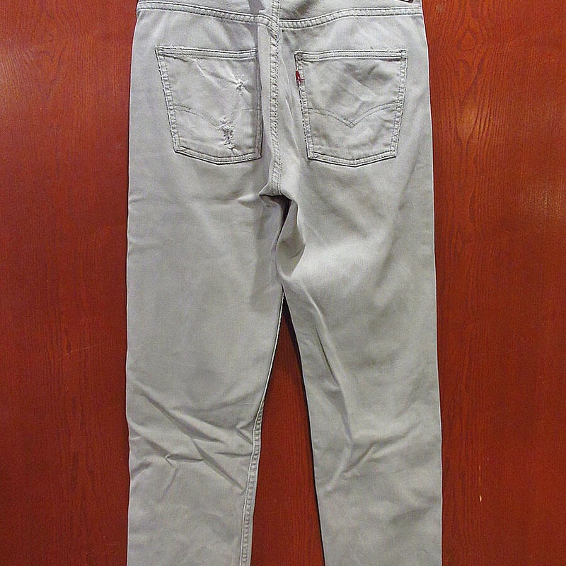 ビンテージ60's○Levi's 519ピケA Typeグレー実寸W79cm○230528i7 ビンテージ60's○Levi's 519ピケA Typeグレー実寸W79cm○230528i7