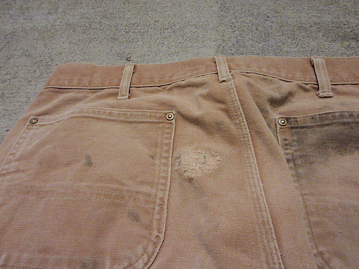 MADE IN U.S.A. Carharttダブルニーダックペインターパンツ実寸W90cm○