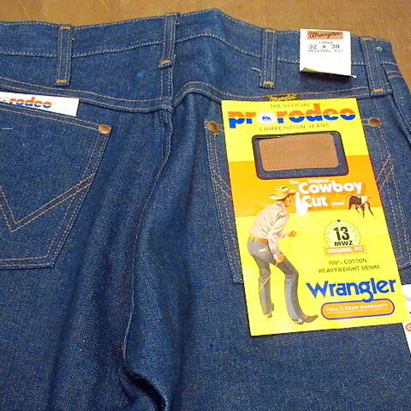 ビンテージ○DEADSTOCK MADE IN U.S.A. Wrangler 13MWZ ス