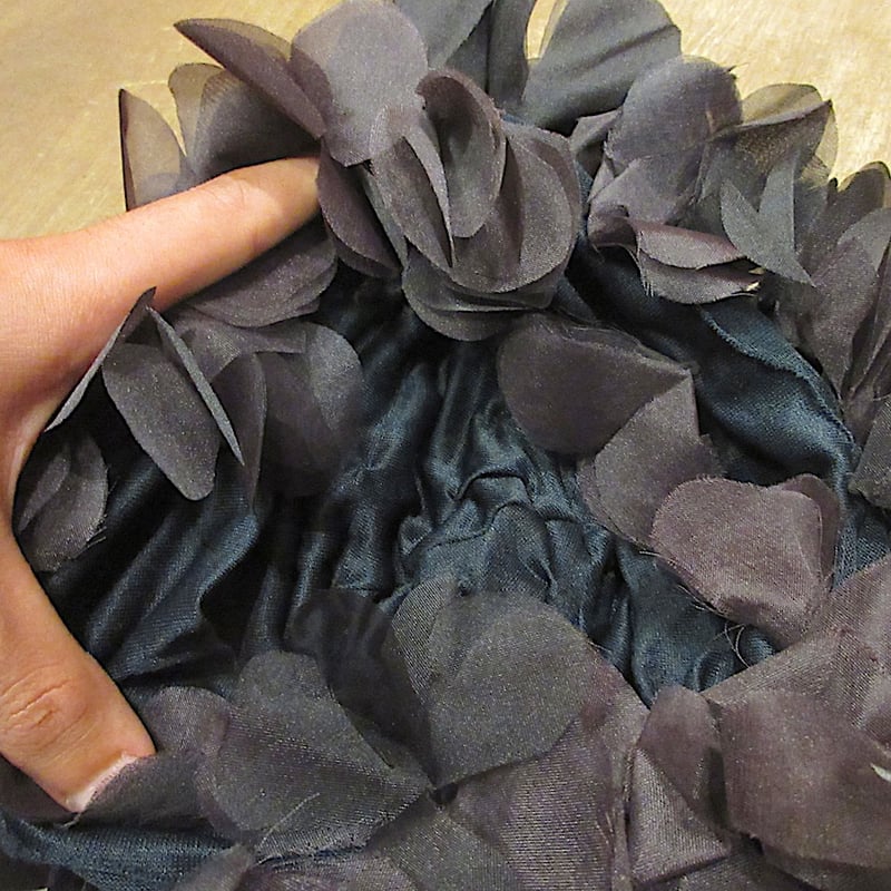 ビンテージ60's70's○DEADSTOCKレディースフラワーペタルハット