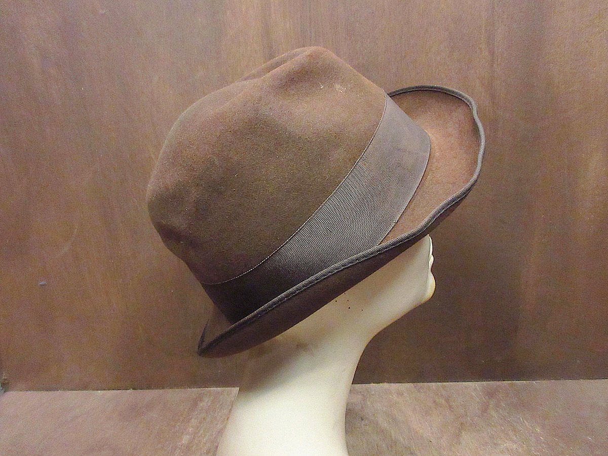 ヴィンテージ☆MERRIMAC HAT CORP.フェルトハット