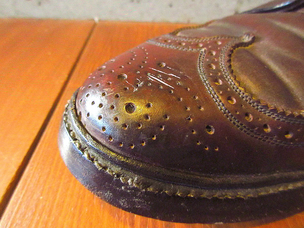B*l様 【ビンテージ70's】FLORSHEIM コードバン 7 E 緑窓・緑 ビンテージ70's】FLORSHEIM コードバン 7 E 緑窓・緑ステッチ