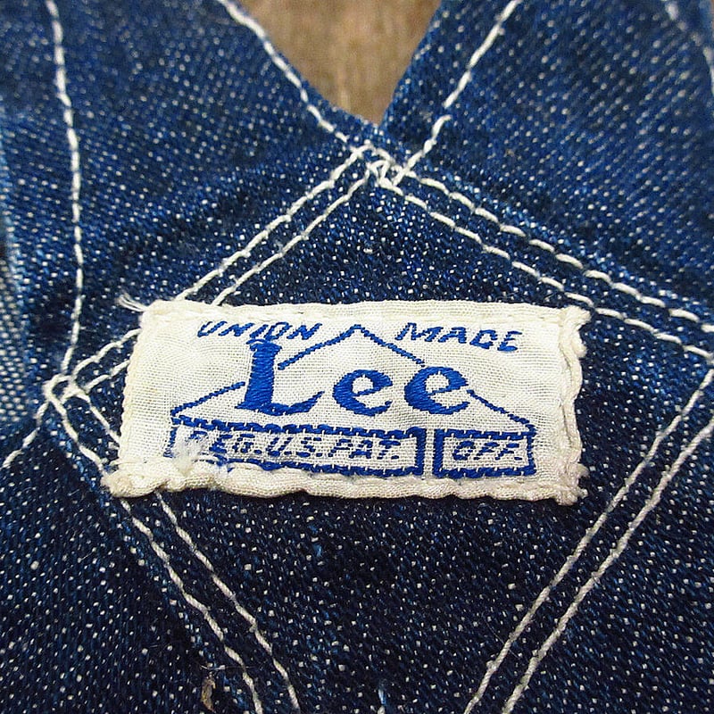 ビンテージ~40's○Leeハウスマークセールスマンサンプルデニム