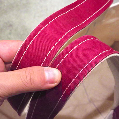 ビンテージ80's90's●L.L.Beanキャンバストートバッグ生成り×臙脂●240921m2-bag-tt鞄アウトドアビーントート