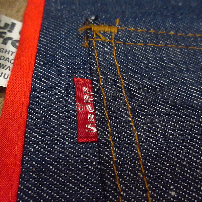 大人気新品セール ブ ビンテージ70's○DEADSTOCK E Levi'sデニムランチョンマットBIG 小物