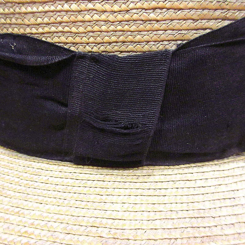 ビンテージ-30's○BEST MANUFACTUREボーターハットsize 6 7/8○21