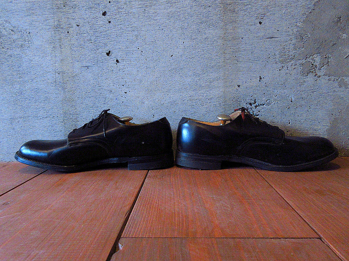 ビンテージ80's○DEADSTOCK U.S.NAVYサービスシューズsize 10R○23