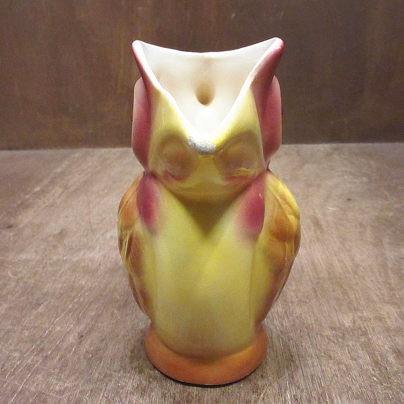 ビンテージ40's50's○Artistic Potteries鳥セラミックピッチャー○240