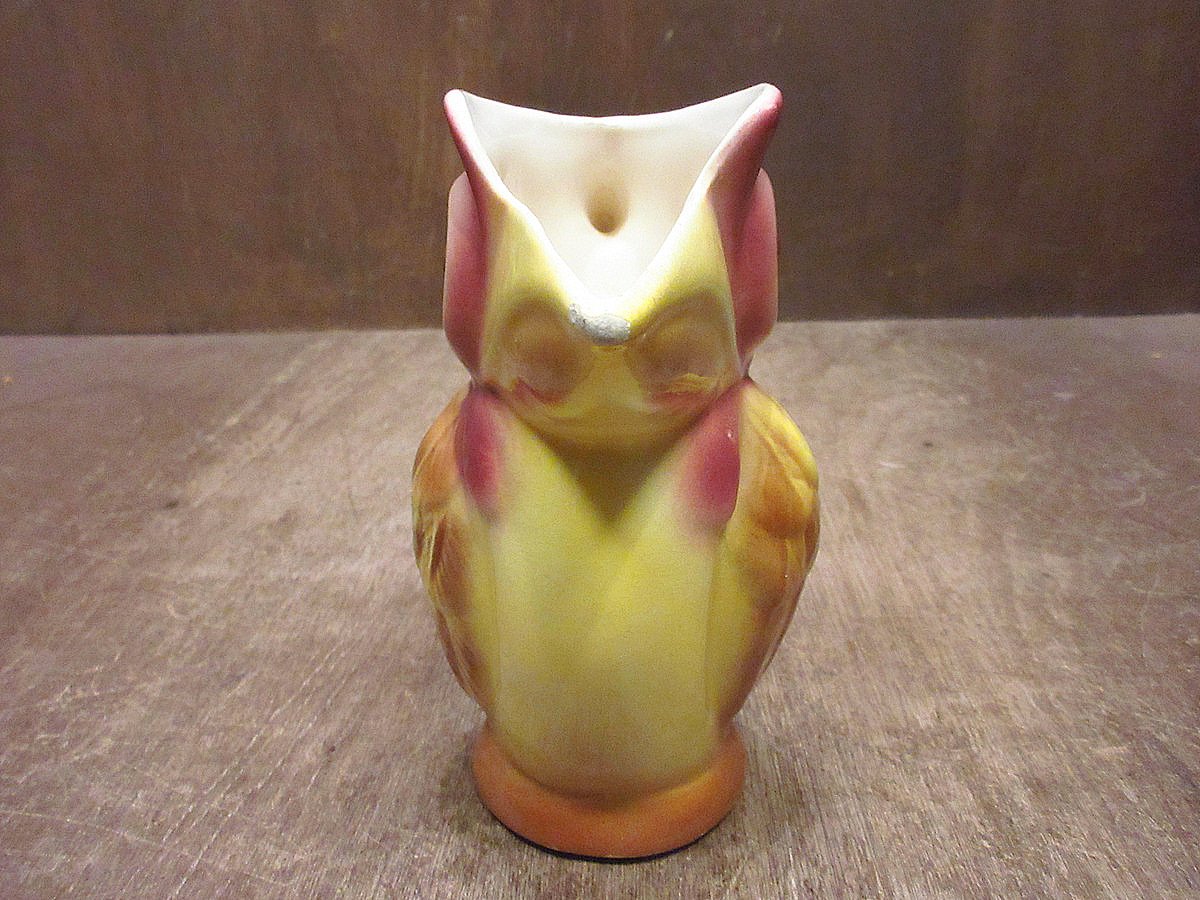 ビンテージ40's50's○Artistic Potteries鳥セラミックピッチャー○240