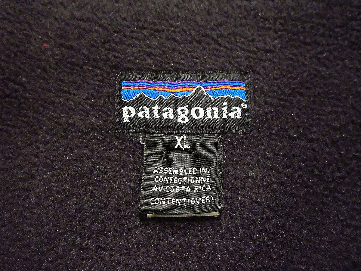 ビンテージ90's○Patagoniaシェルドシンチラベスト緑size XL○240613i6