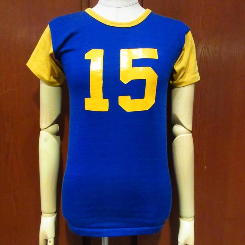 50s Vintage レーヨン ナンバリング タンクトップ ビンテージ 古着