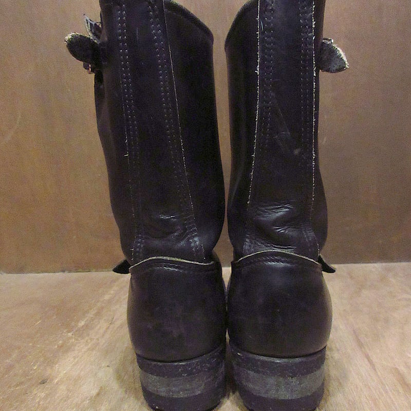 ビンテージ70's○エンジニアブーツ黒size 9M○241206j1-w-bt ビンテージ70's○エンジニアブーツ黒size 9M○241206j1-w-bt