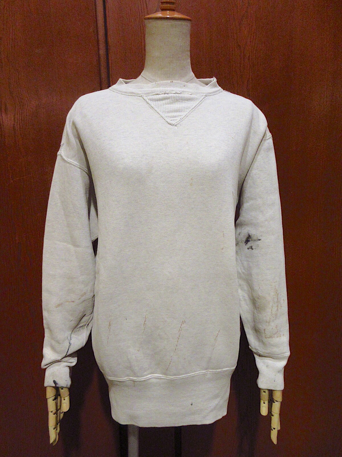 ビンテージ40's○U.S.NAVY両Vコットンスウェット○211001r6-m