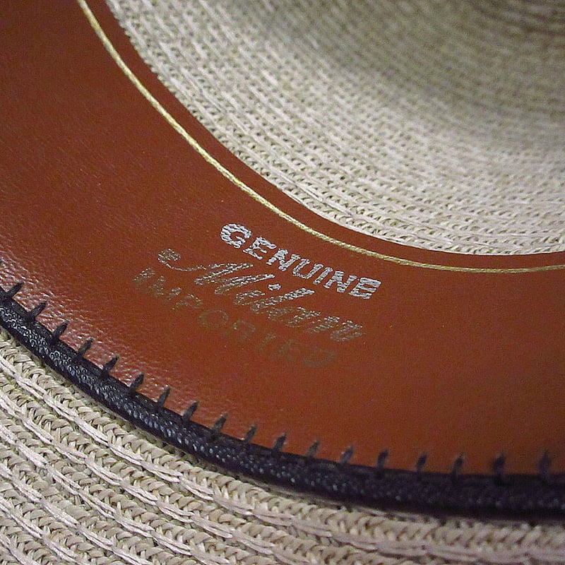 ビンテージ60's○BEAVER BRAND HATSストローハットsize 7 1/8○23 ビンテージ60's○BEAVER BRAND HATSストローハットsize 7 1/8○23