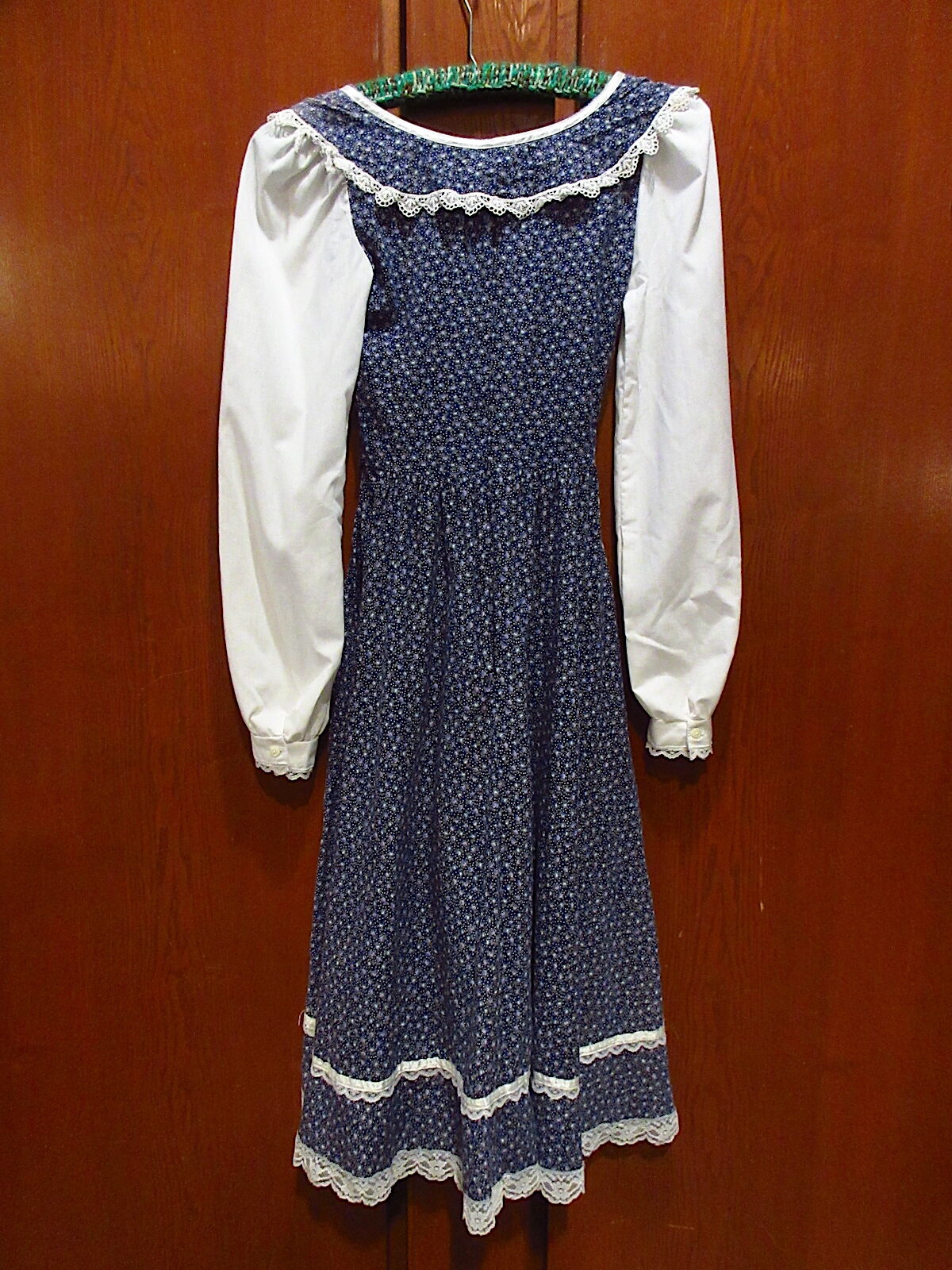 ビンテージ70's○GUNNE SAX小花柄長袖ワンピース○220531i4-w-lsdrs