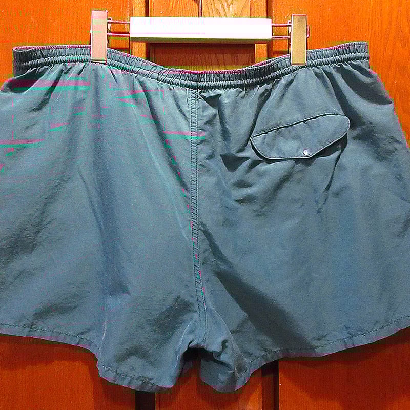 ビンテージ80's○Patagoniaバギーズショーツ青緑size L ビンテージ80's○Patagoniaバギーズショーツ青緑size L