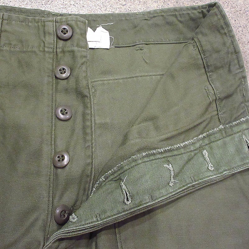 us army ベイカーパンツ　70s ボタンフライ　OG-107 ワークパンツ us army ベイカーパンツ 70s ボタンフライ OG-107 ワークパンツ