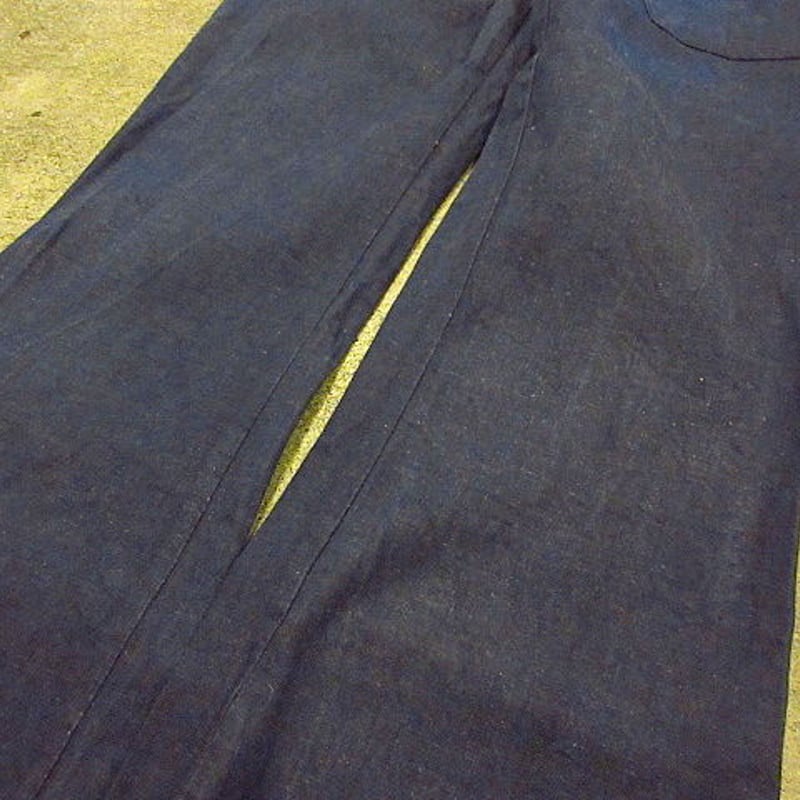 ビンテージ70's○A-1 Kotzin Co.レースアップデニムフレアパンツ ビンテージ70's○A-1 Kotzin Co.レースアップデニムフレアパンツ