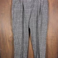 ビンテージ80’s●ツータックテーパードスラックス実寸W89cm●250127z4-m-pnt-slc-w35メンズ古着ボトムス