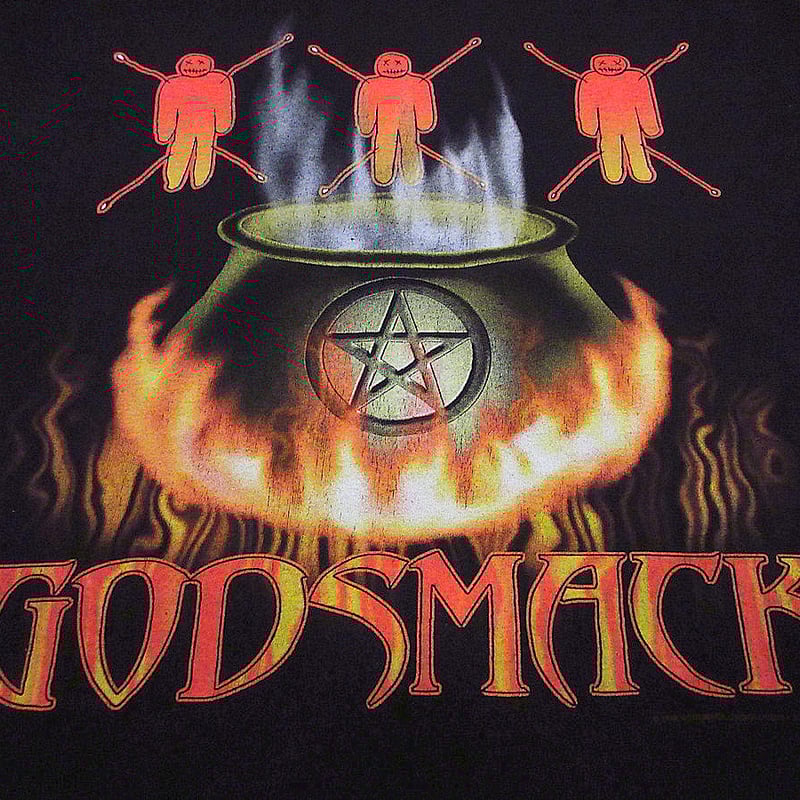 ビンテージ2000's○GODSMACK 2003年ツアーTシャツ黒size XL○24021