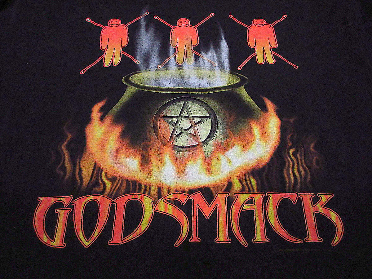 ビンテージ2000's○GODSMACK 2003年ツアーTシャツ黒size XL○24021